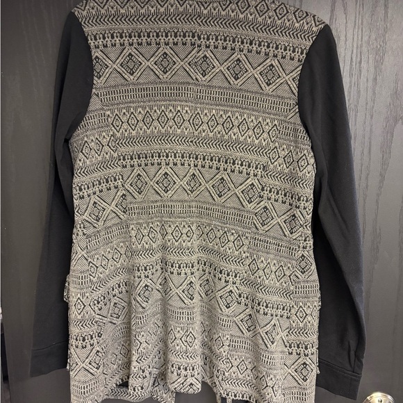 Maurices Black and Tan zip up light jacket - Picture 4 of 4